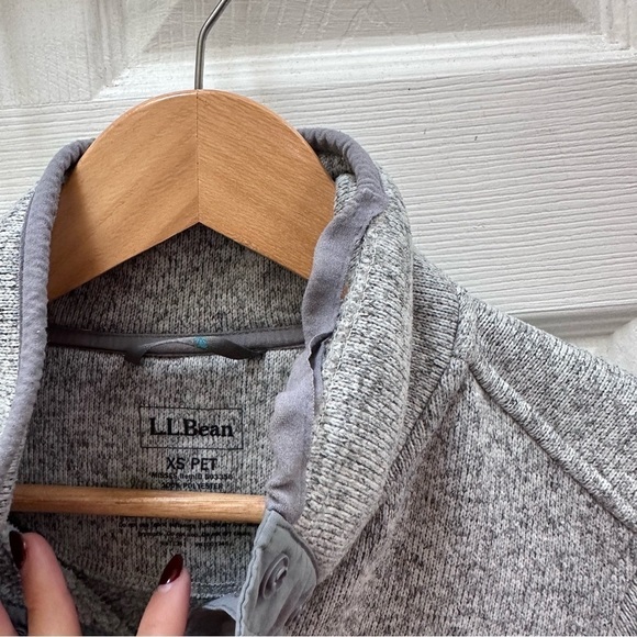 L.L. Bean gray better sweater pullover sweatshirt xs - Picture 4 of 5